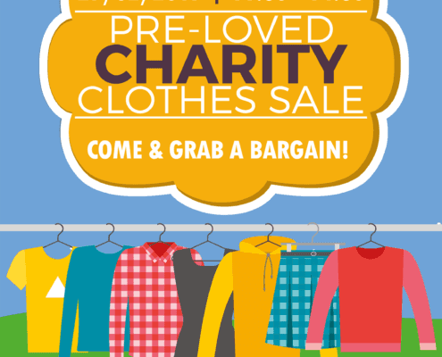 Charity Clothes Sale Poster