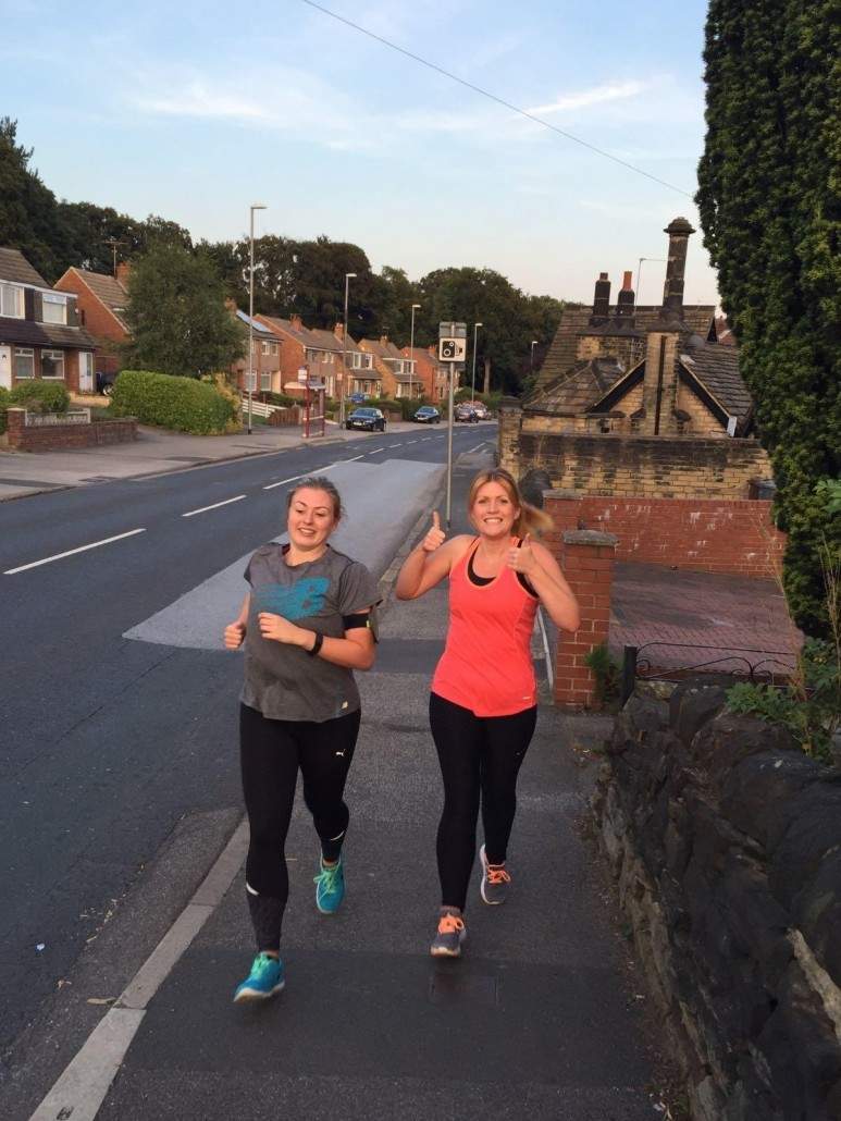 Emma Training for the Great North Run