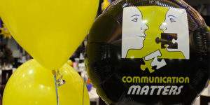 Communication Matters balloons