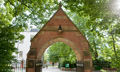 Arch by the Great Hall