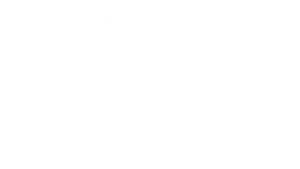 Your Event Management team